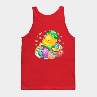 Easter Chick Cute Character Tank Top